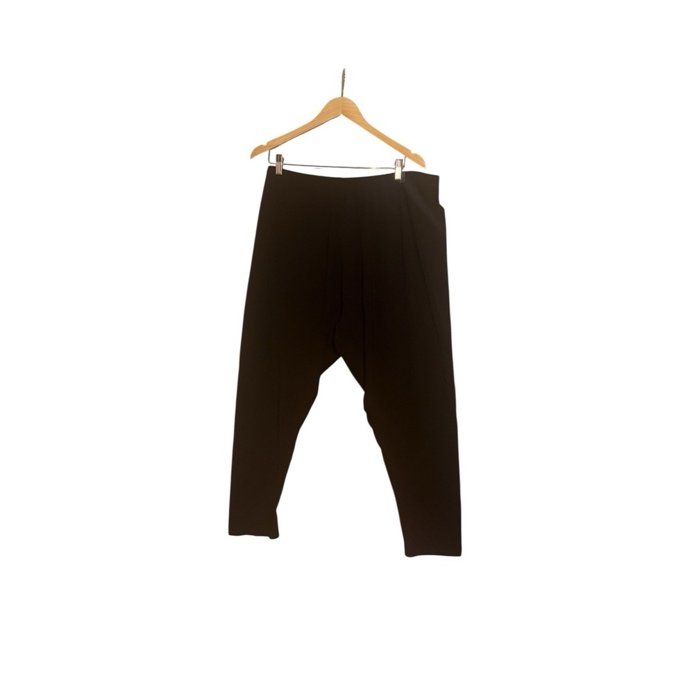 Nasty Gal Collection Women's Leggings 26 Black High Waist Cropped Plus Size NEW